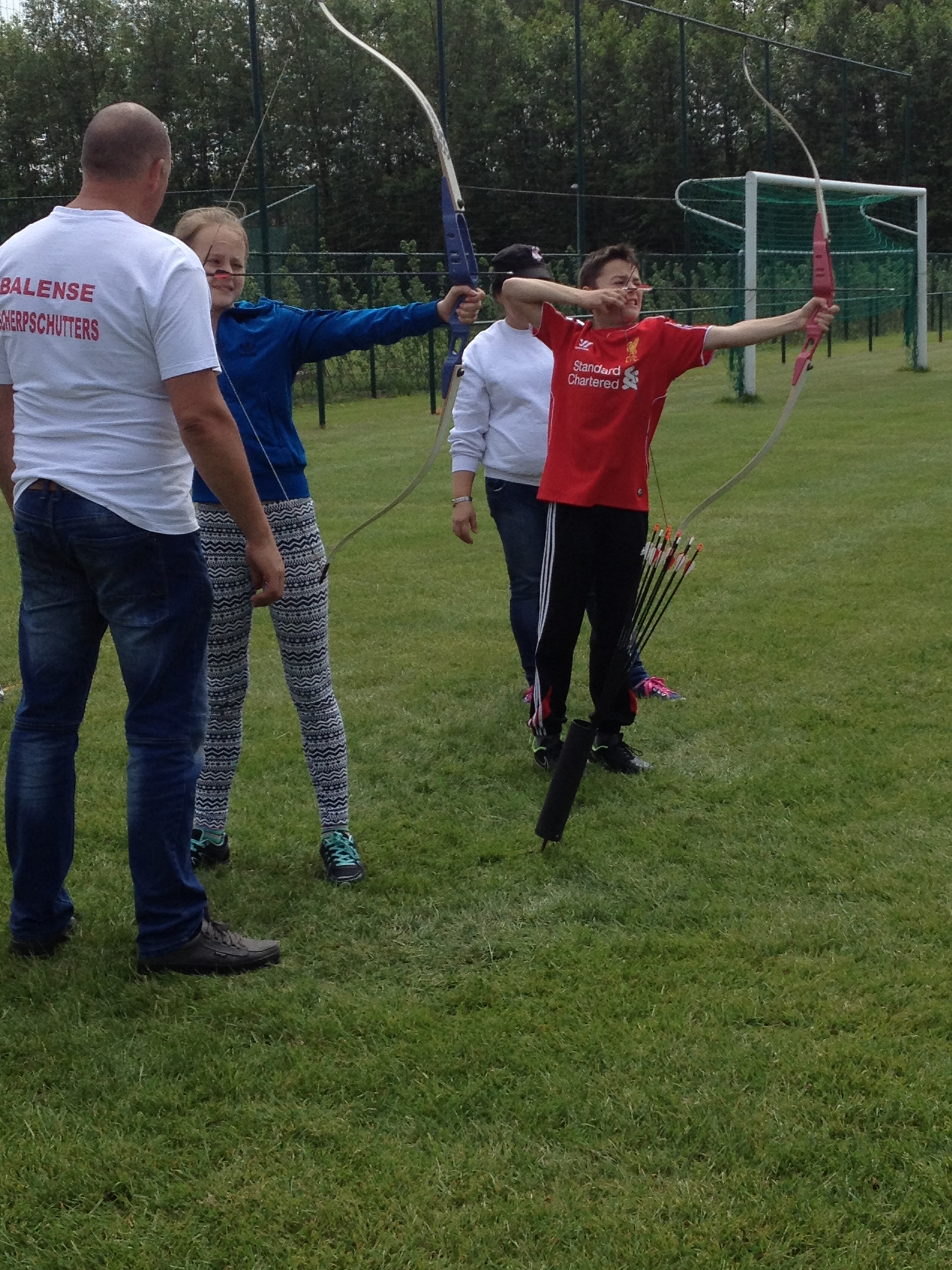 Sportdag groep juf Ann